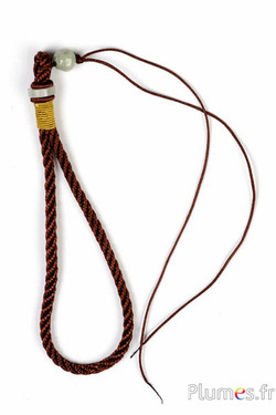 Cordiglio con una perla - lunghezza 280 mm - bordò